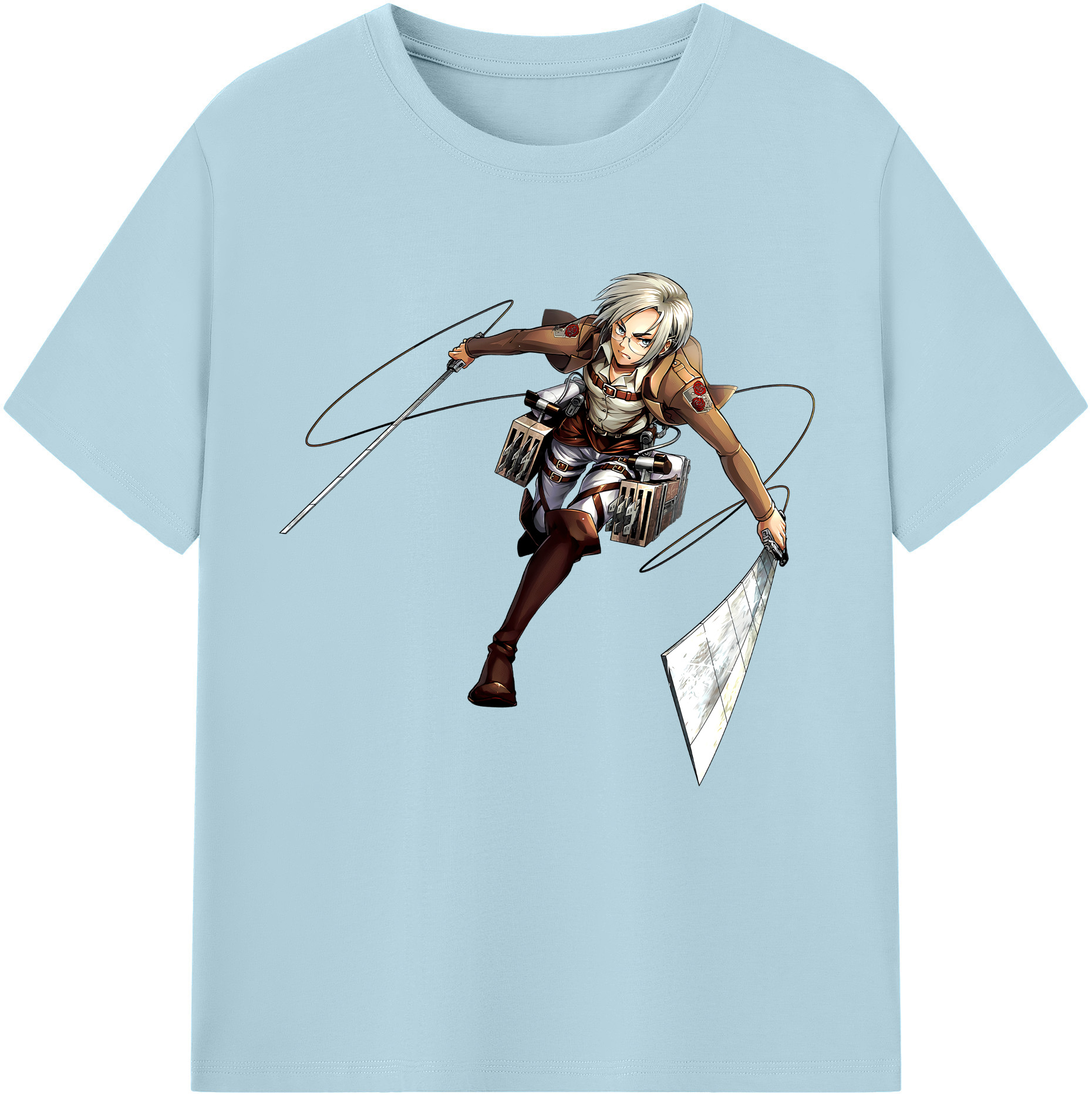 （画像用）  綿100％半袖Tシャツ（フロントプリント）
